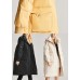 Fashion Yellow hooded Pockets Loose Winter Duck Down Winter Coats